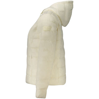 White Nylon Women's Jacket