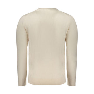 White Cotton Men's Top