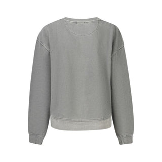Black Cotton Women's Sweatshirt