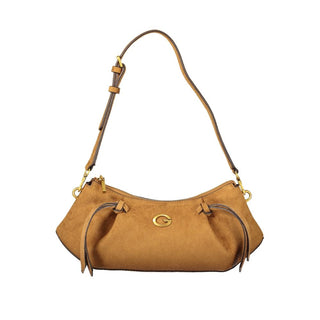 Brown Polyester Women's Bag