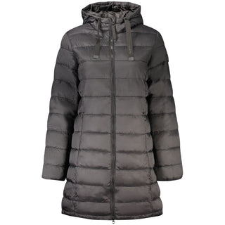 Black Nylon Womens Jacket