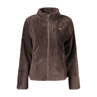 Brown Polyester Women's Sweatshirt