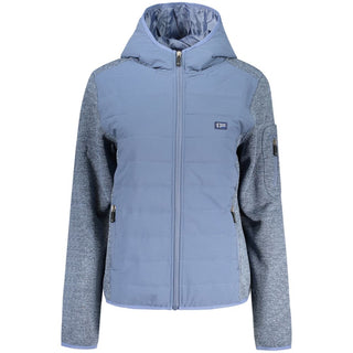 Blue Polyester Women's Jacket