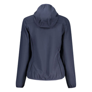 Blue Polyester Women's Jacket