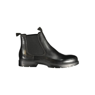 Black Leather Men's Boot