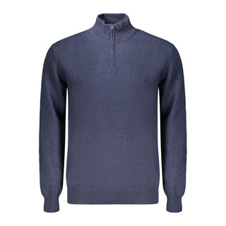 Blue Wool Men's Sweater