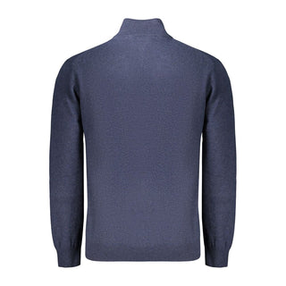 Blue Wool Men's Sweater