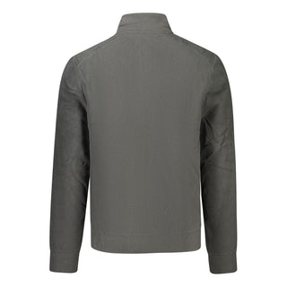 Black Polyester Men's Sweatshirt