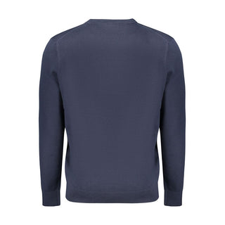 Blue Cotton Men's Top