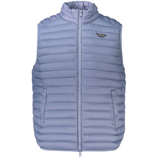 Blue Polyamide Men's Jacket