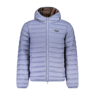 Blue Polyamide Men's Jacket