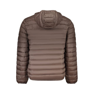 Brown Polyamide Men's Jacket