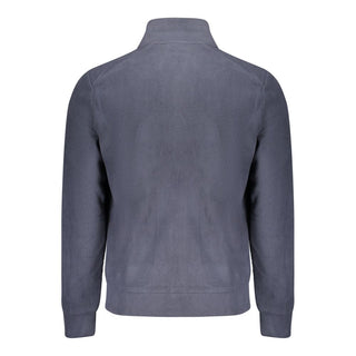 Blue Polyester Men's Sweatshirt