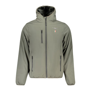 Green Polyester Shell Jacket