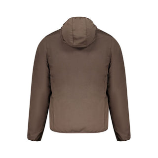 Brown Polyester Shell Jacket