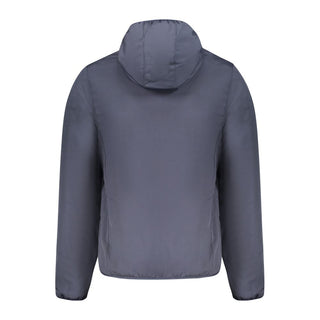 Blue Polyester Shell Jacket