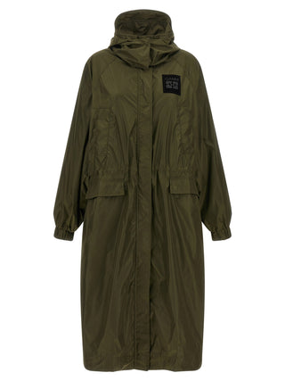 Bicolor Recycled Polyamide Coat