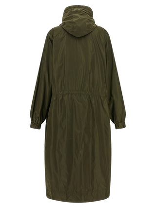Bicolor Recycled Polyamide Coat