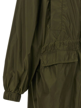 Bicolor Recycled Polyamide Coat