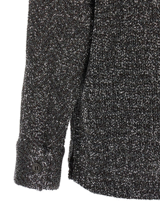 Gray Polyamide Blouse