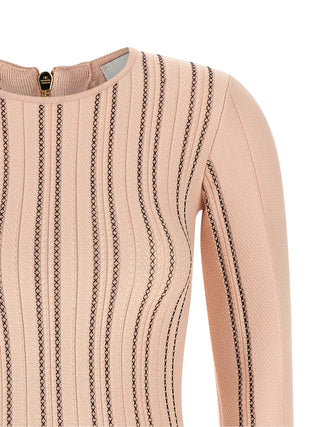 Multicolor Viscose Short Dress