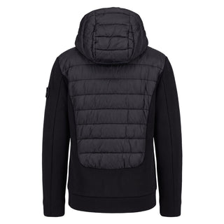 Black Polyester Men Jacket