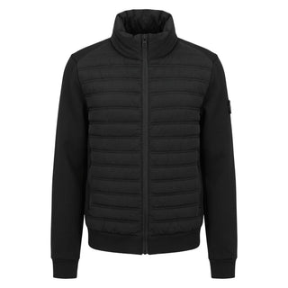 Black Polyester Men Jacket