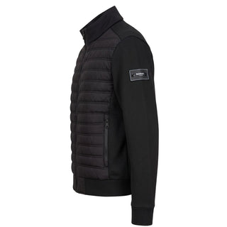 Black Polyester Men Jacket