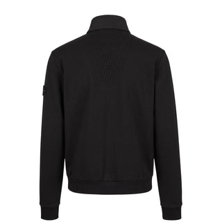 Black Polyester Men Jacket