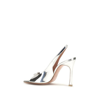 Silver Calf Leather Bos Taurus Sandals