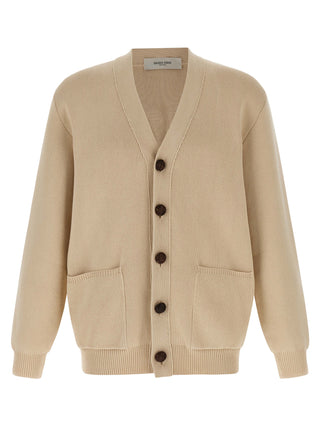 Beige Cotton Cardigan