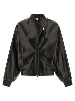Black Lamb Leather Leather Jacket