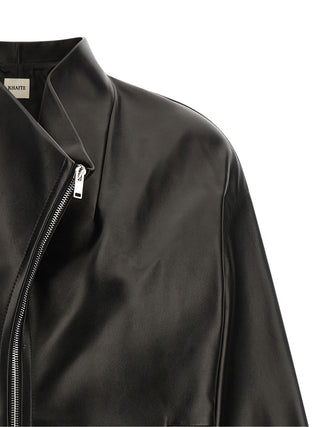 Black Lamb Leather Leather Jacket