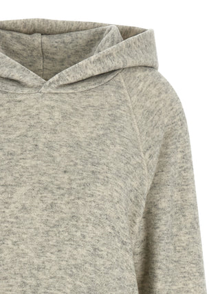 Gray Cotton Hoodie