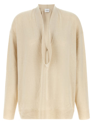 Beige Wool Cardigan