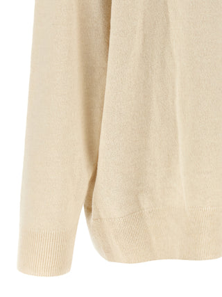 Beige Wool Cardigan