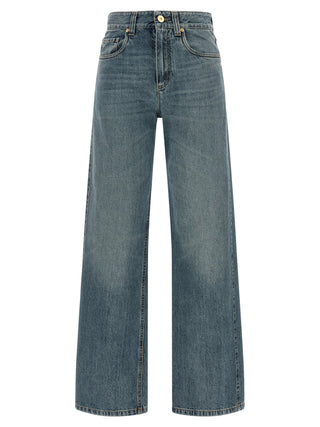 Blue Cotton Jeans Denim