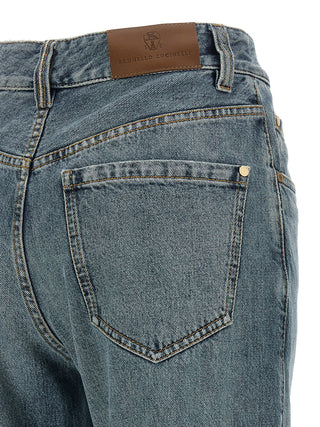 Blue Cotton Jeans Denim