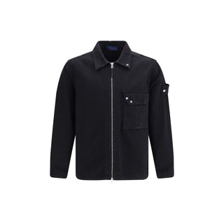 Black Cotton Denim Jacket