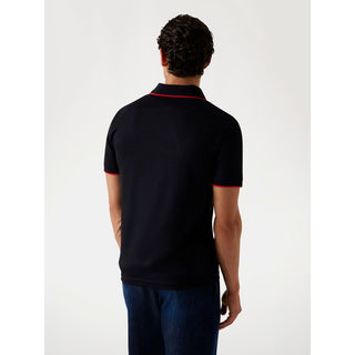 Black Polyamide Polo Shirt