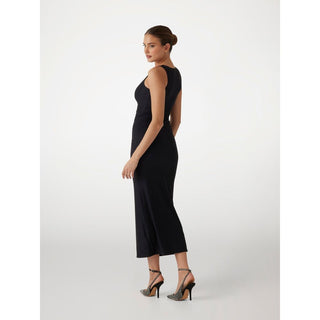 Black Polyamide Casual Dress