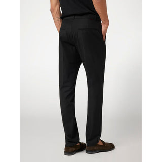 Black Cotton Dress Pants