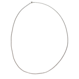 Gray Brass Necklace