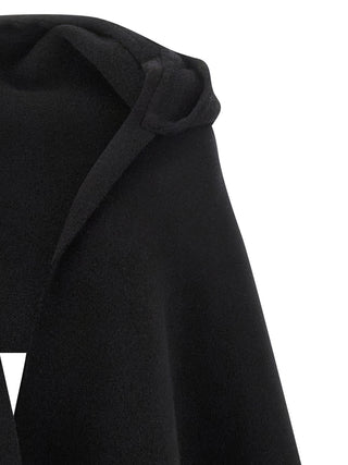 Black Wool Scarf