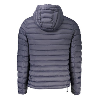 Blue Polyamide Men's Jacket