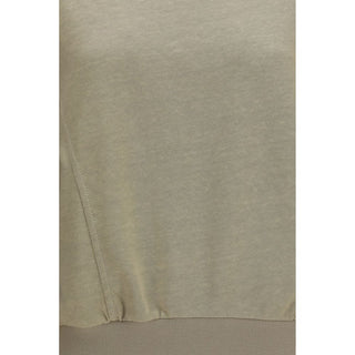 Beige Cotton Sweatshirt