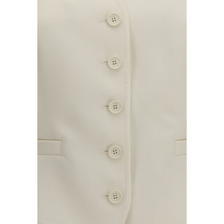 Beige Wool Oves Aries Waistcoat