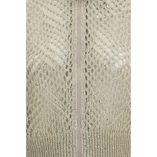 Beige Linen Cardigan