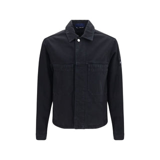 Black Cotton Biker Jacket