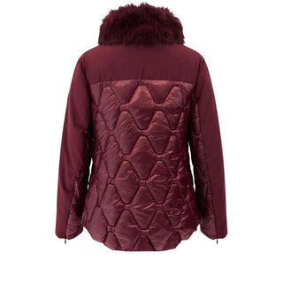 Red Nylon Women Jacket